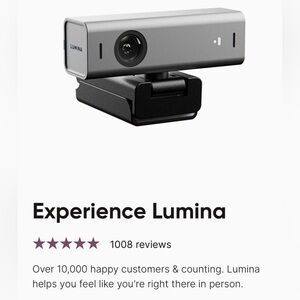 Lumina 4k AI Webcam